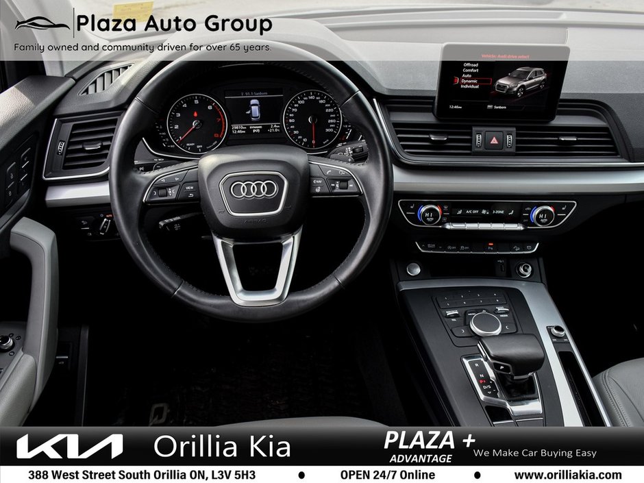 2018 Audi Q5 Komfort LOW KMS / BLUETOOTH / SUNROOF