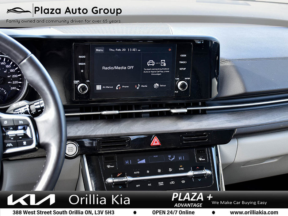 2023 Kia Carnival EX APPLE CARPLAY / ANDROID AUTO / HEATED SEATS