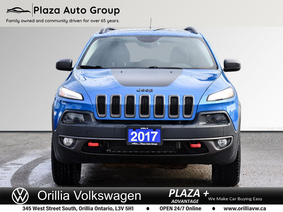 2017 Jeep Cherokee TRAILHAWK FULLY LOADED | ONE OWNER NO ACCIDENTS LOW KM | REMOTE START | 8.4IN TOUCH SCREEN