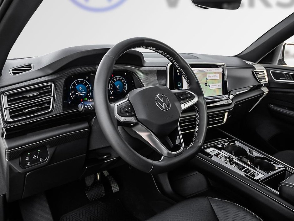 2025 Volkswagen Atlas Cross Sport Highline Black Wheel Package / Oryx White Pearl