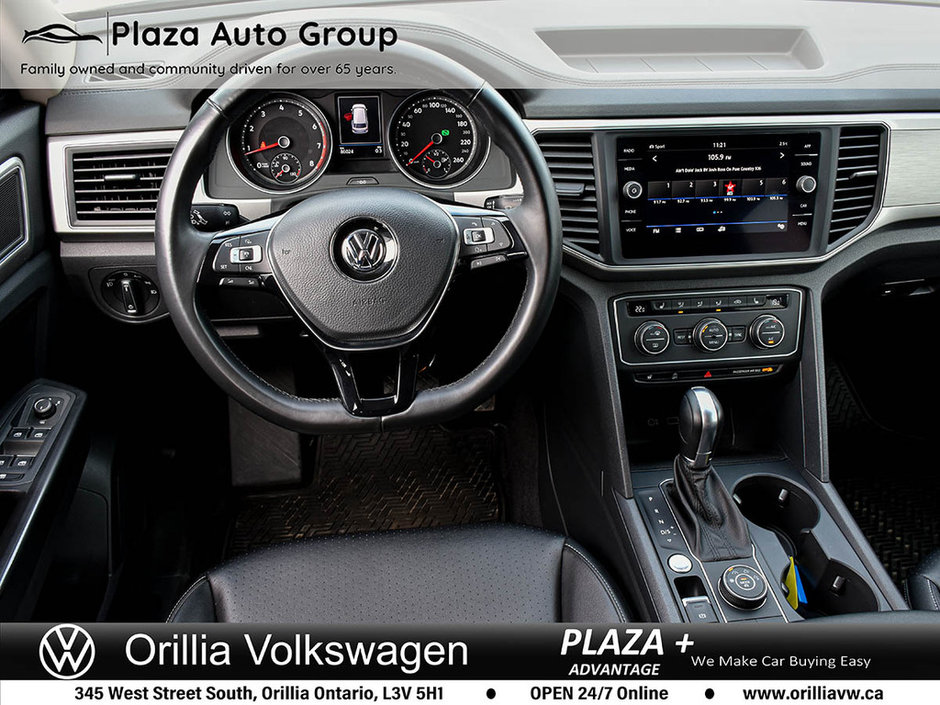 2018 Volkswagen Atlas COMFORTLINE HEATED LEATHER SEATS | ONE OWNER | LOW KM |