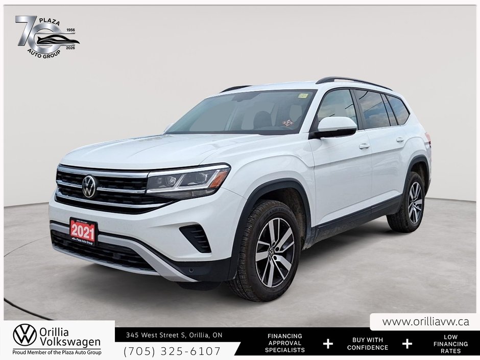 2021 Volkswagen Atlas Comfortline Heated steering wheel | Power driver's seat