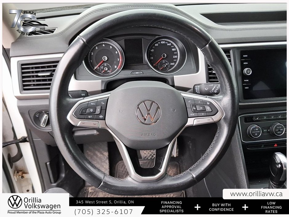 2021 Volkswagen Atlas Comfortline Heated steering wheel | Power driver's seat