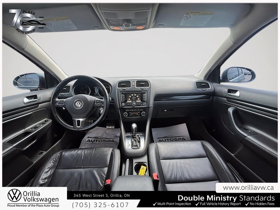 2014 Volkswagen Golf Wagon Comfortline Steering Audio Controls | Leatherette Seats