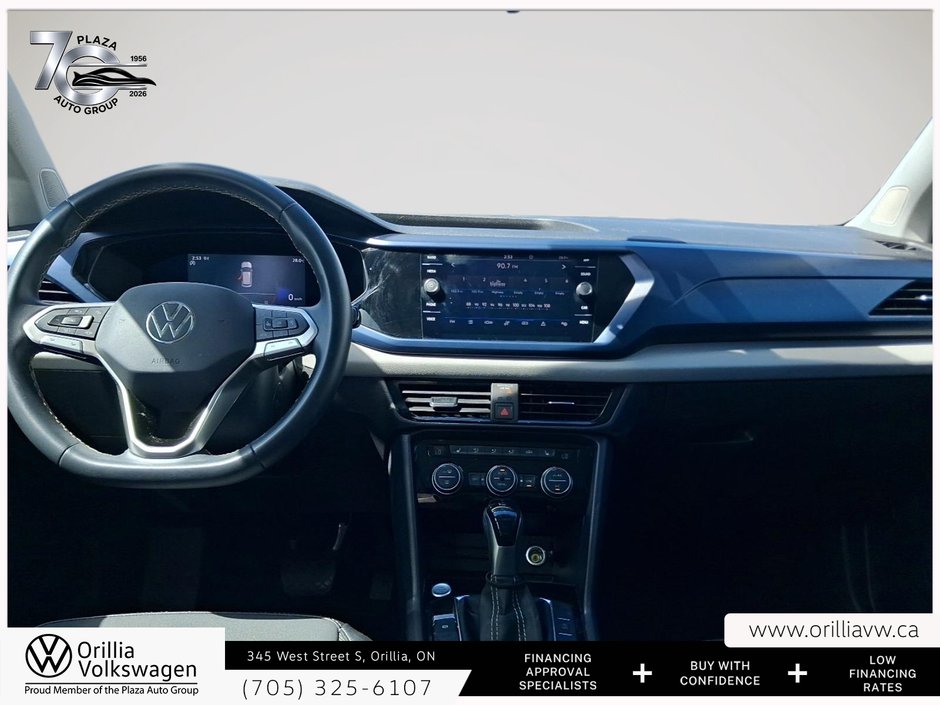 2022 Volkswagen Taos Comfortline Push-Button Start | Wireless phone charging