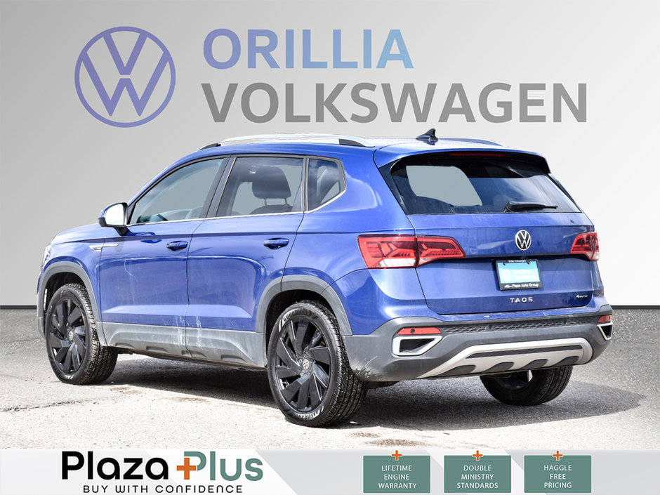 2023 Volkswagen Taos Highline HIGHLINE | CPO | 4MOTION AWD | LOW KILOMETERES! | HEATED + A/C LEATHER SEATS | PANO SUNROOF
