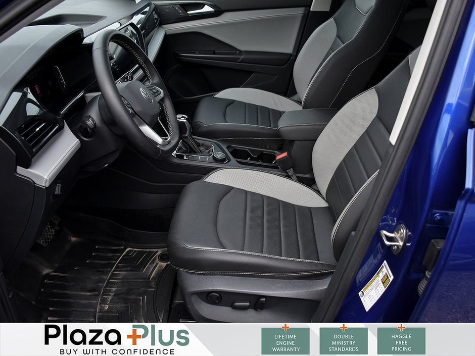 2023 Volkswagen Taos Highline HIGHLINE | CPO | 4MOTION AWD | LOW KILOMETERES! | HEATED + A/C LEATHER SEATS | PANO SUNROOF