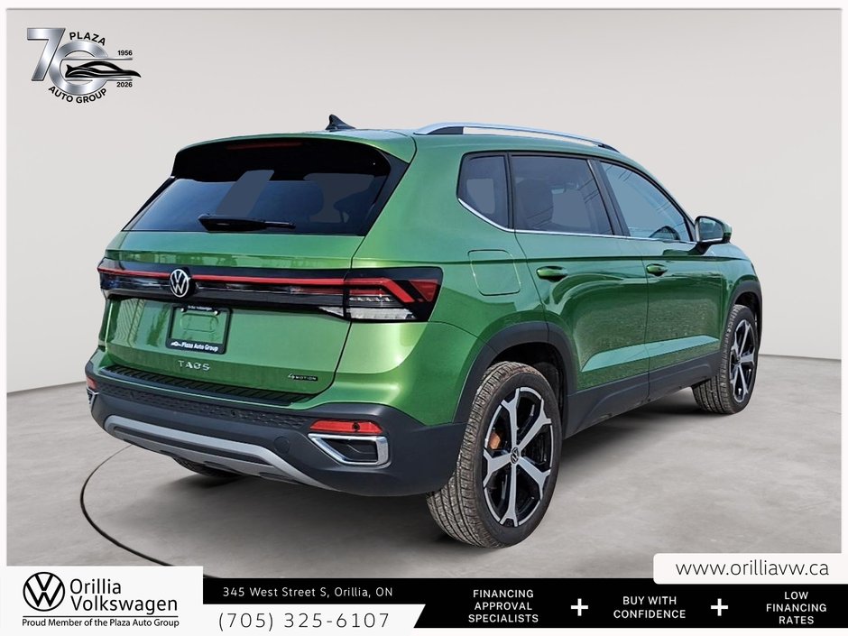 2025 Volkswagen Taos Highline Leather seating | Heated and Ventilated front seats