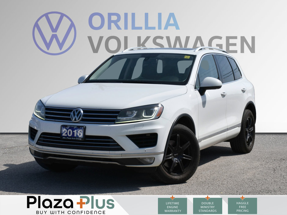 2016 Volkswagen Touareg Comfortline PANO SUNROOF | 4MOTION AWD | HEATED LEATHER SEATS | V6