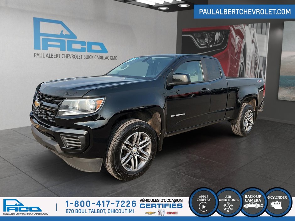 Chevrolet COLORADO EXT CA 4WD EXT CAB 128 WORK TRUCK 2022 à Chicoutimi, Québec - w940px