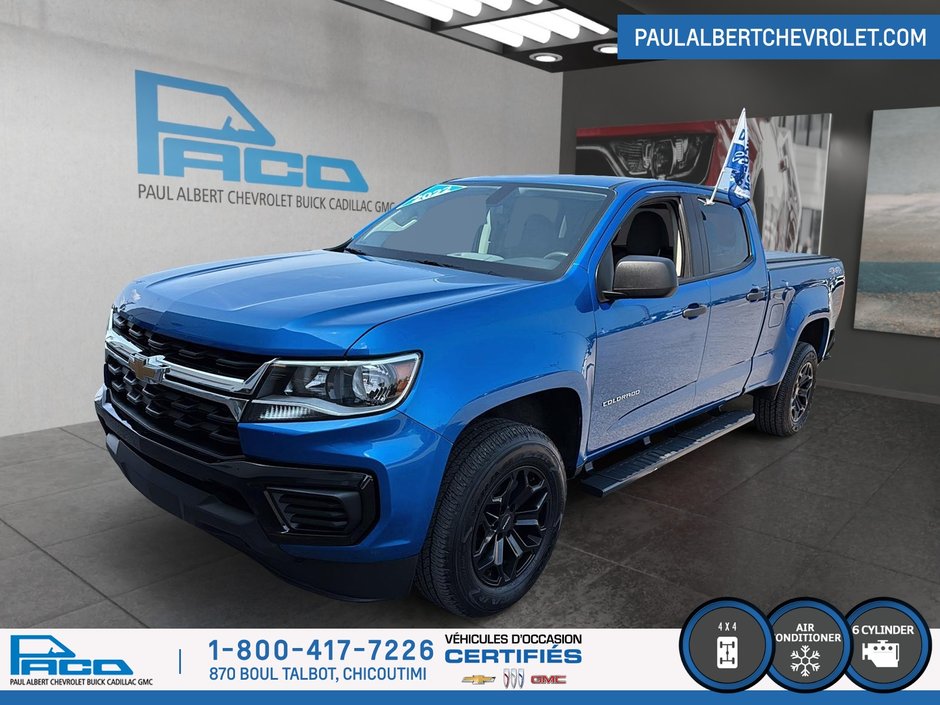 Chevrolet Colorado 4WD CREW CAB 128 WORK TRUCK 2022 à Chicoutimi, Québec - w940px