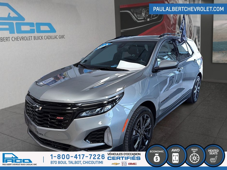 Chevrolet Equinox AWD 4DR RS 2024 à Chicoutimi, Québec - w940px
