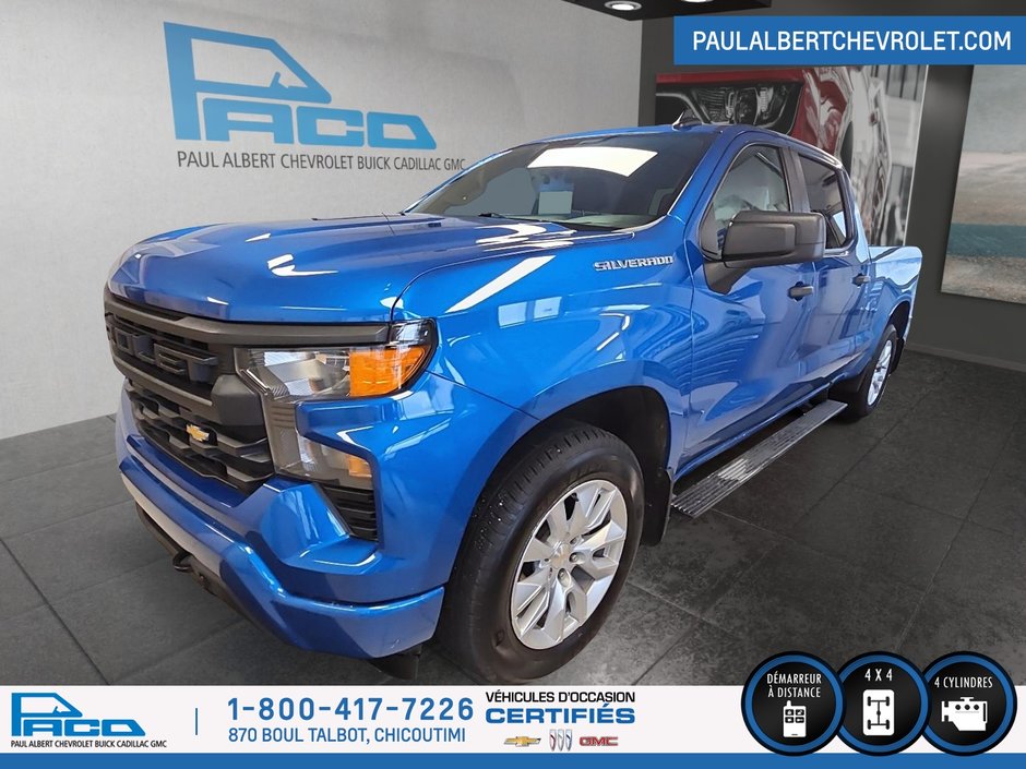 2022 Chevrolet Silverado 1500 4WD CREW CAB 147 CUSTOM in Chicoutimi, Quebec - w940px