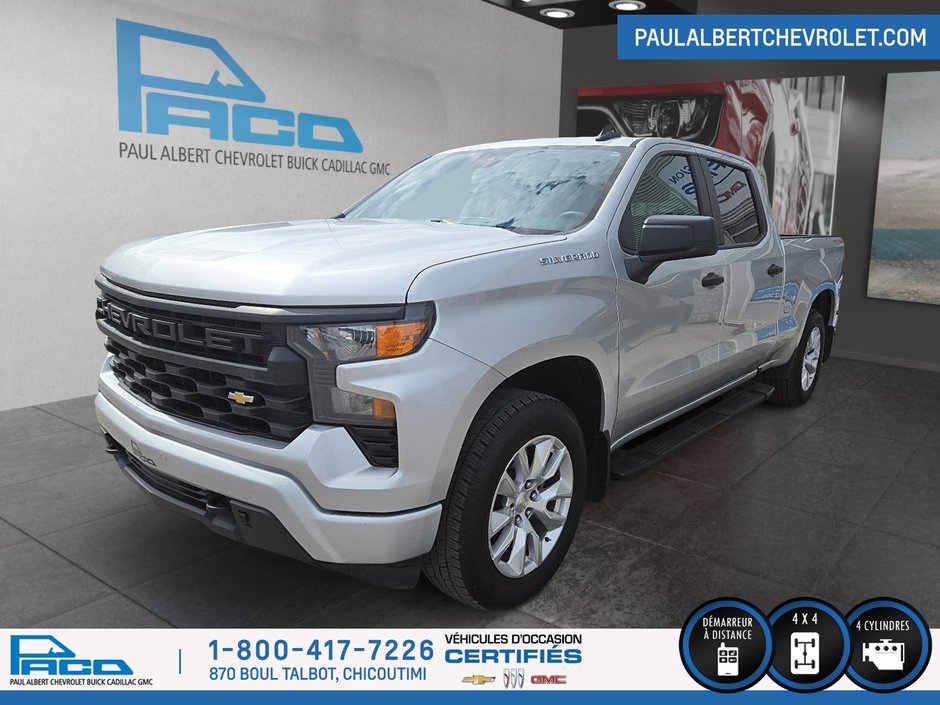 Chevrolet Silverado 1500 4WD CREW CAB 147 CUSTOM 2022 à Chicoutimi, Québec - w940px
