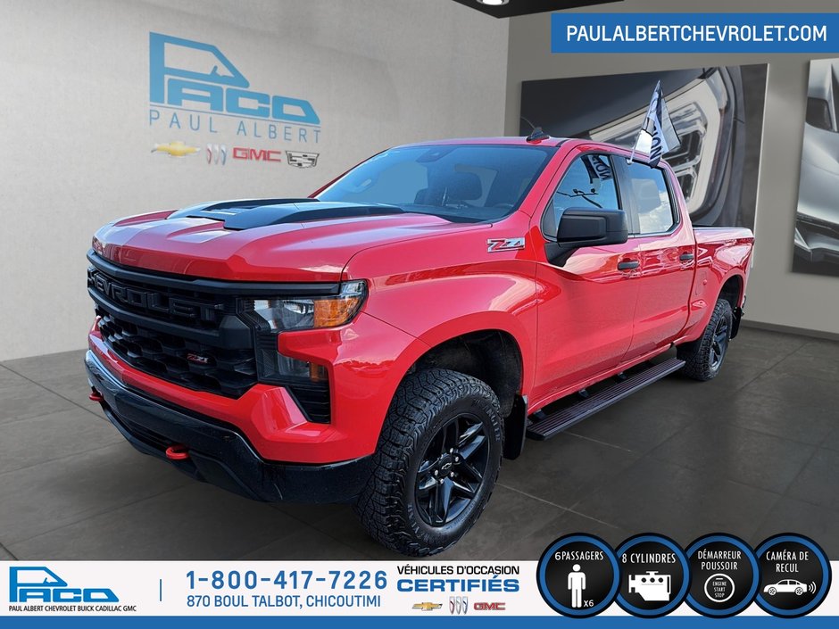 2024 Chevrolet SILVERADO 1500 4WD CREW CAB 147 CUSTOM TRAIL BOSS in Chicoutimi, Quebec - w940px