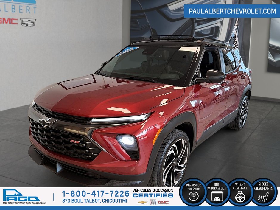 Chevrolet TRAILBLAZER AWD 4DR RS 2025 à Chicoutimi, Québec - w940px