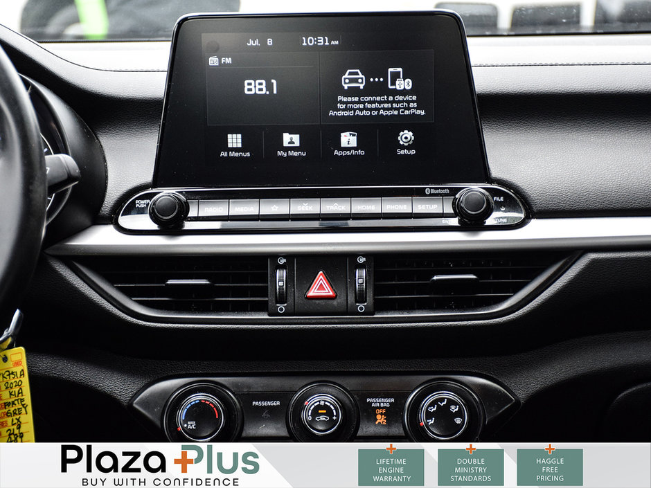 2020 Kia Forte LX CPO | Low Mileage | Apple Carplay | Android Auto | Backup Camera