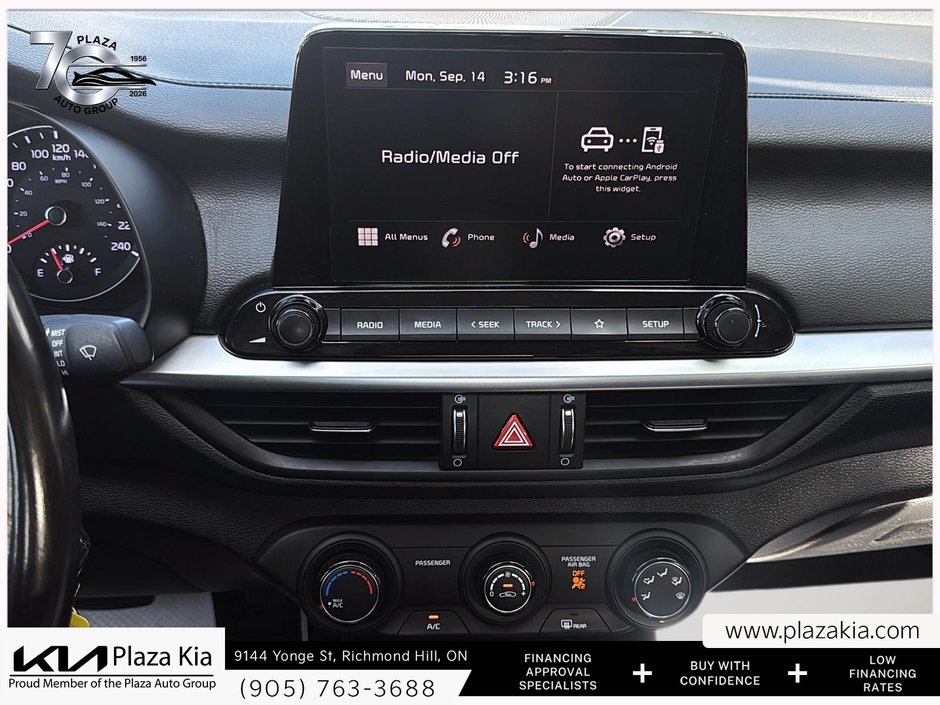 2023 Kia Forte EX *Heated Seats | Wireless Charging | Blind Spot Ass