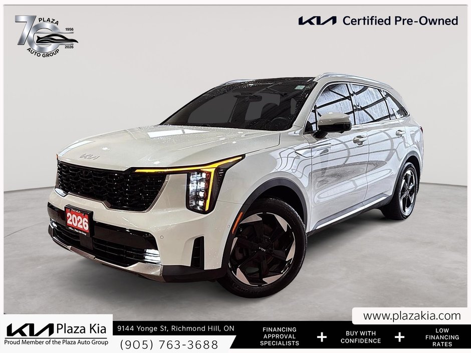 2026 Kia Sorento Plug-In Hybrid SX *AWD | Panoramic Sunroof | Surround View Monitor*