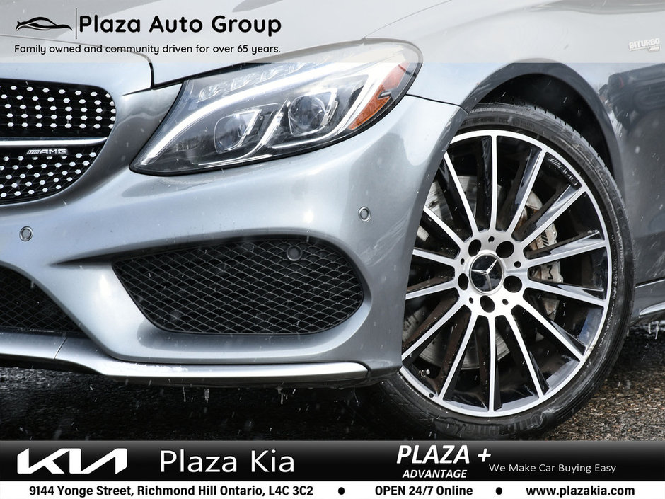 2017 Mercedes-Benz C-Class C 43 AMG® Certified | Clean Carfax | Backup Cam | BiTurbo | Serviced at Benz Dealer