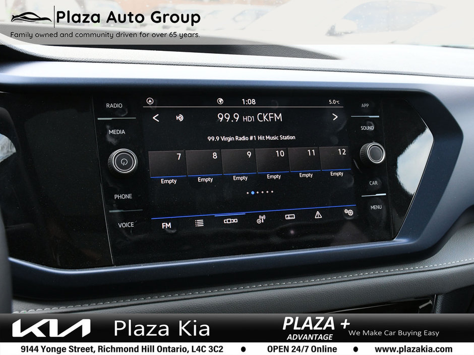 2024 Volkswagen Taos COMFORTLINE Pano Roof|Carplay|Blind Spot Assist|Low Kms|