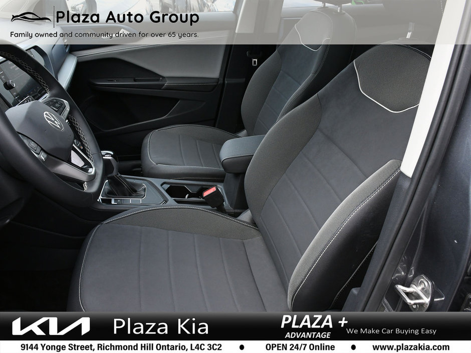 2024 Volkswagen Taos COMFORTLINE Pano Roof|Carplay|Blind Spot Assist|Low Kms|