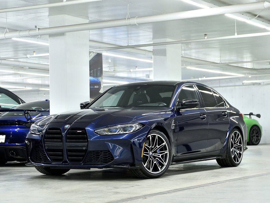 2022 BMW M3 Transmission Manuelle / Pneus neufs / Premium Pack in Laval, Quebec
