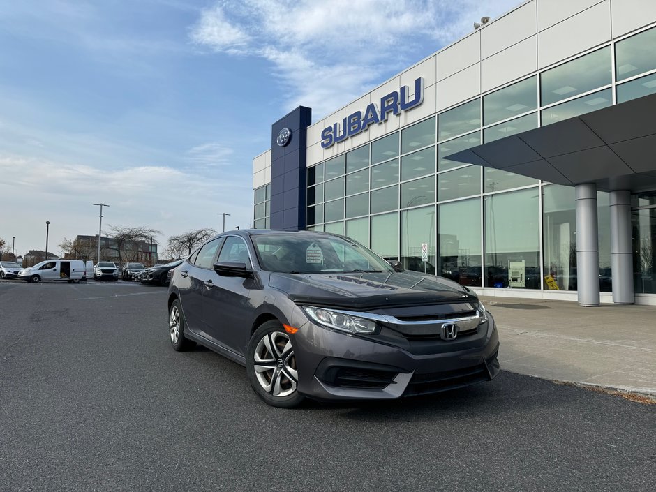 2017  Civic Sedan LX Sièges chauffants Caméra de recul in Sainte-Julie, Quebec