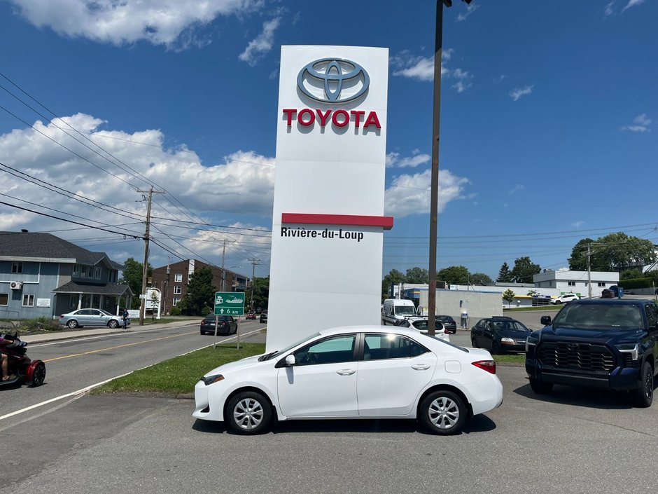 Toyota Corolla CE 2019 à Rivière-du-Loup, Québec