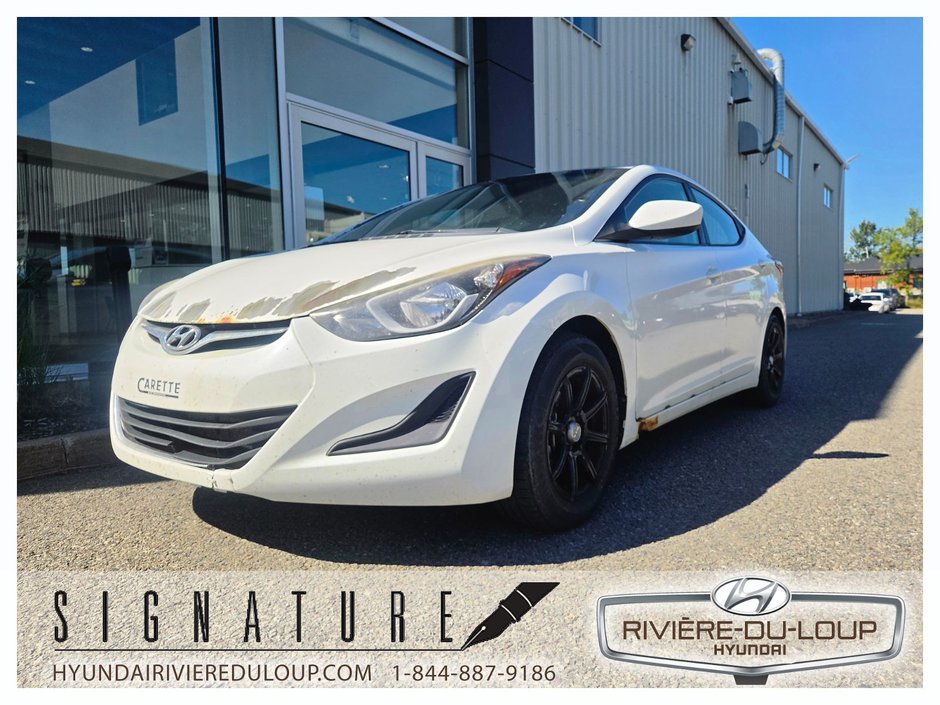 Hyundai Elantra L,MANUELLE 2014 à Riviere-Du-Loup, Québec