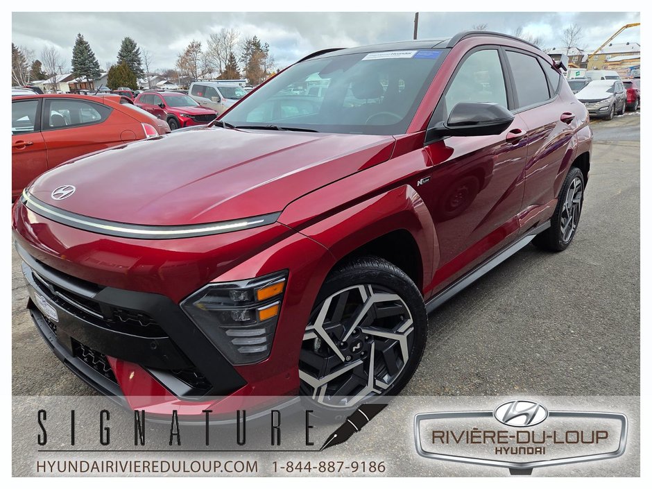 2024 Hyundai Kona N-LINE ULTIMATE,AWD,CUIR,TOIT,MAG in Riviere-Du-Loup, Quebec