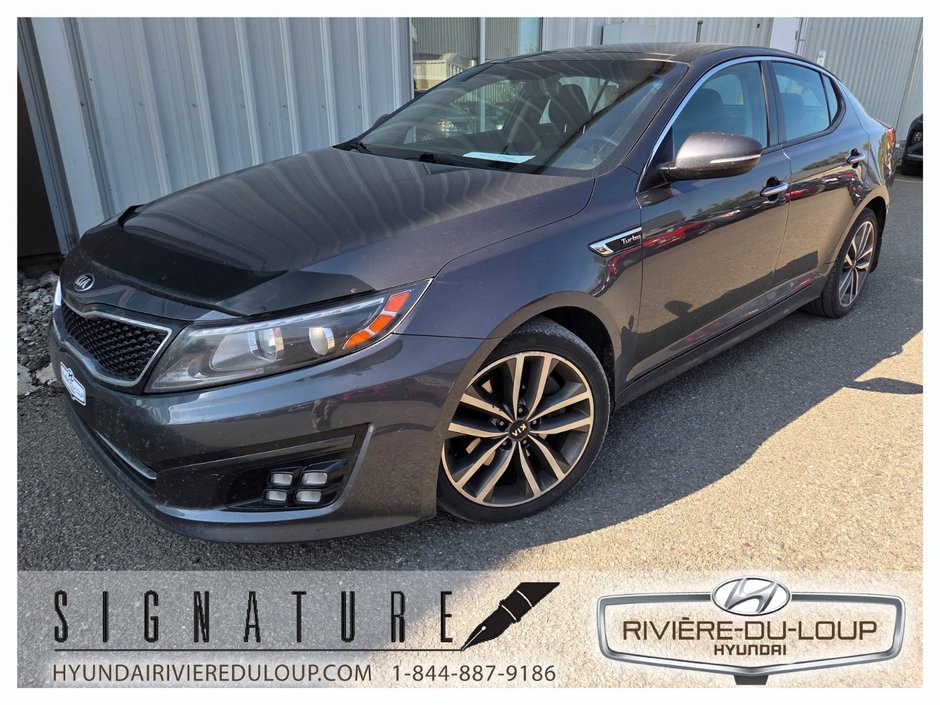 2015 Kia Optima SX TURBO,MAGS,GPS,TOIT,CUIR in Riviere-Du-Loup, Quebec