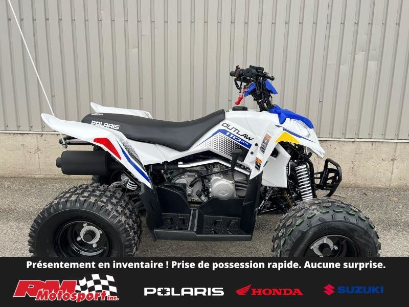 Polaris OUTLAW 110 EFI - BLANC / BLEU  2025