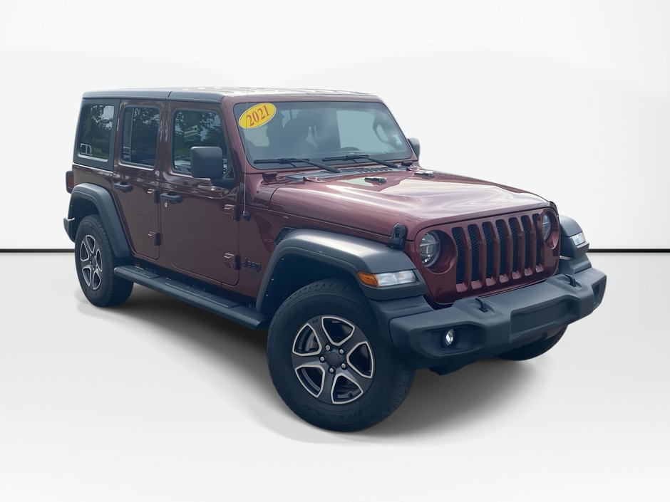 2021 Jeep WRANGLER Unlimited Sport S | Cam | USB | Bluetooth | Cruise
