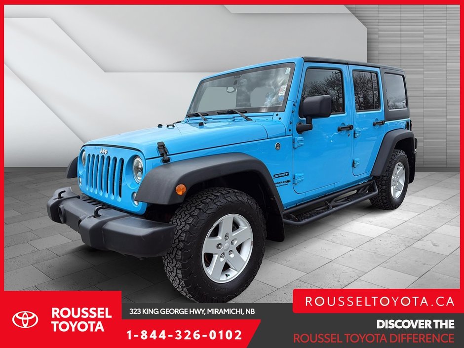 2018 Jeep Wrangler JK Unlimited Sport in Miramichi, New Brunswick