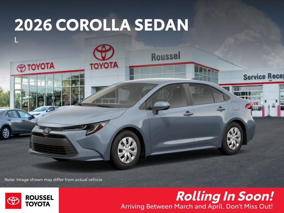 2026 Toyota Corolla L in Miramichi, New Brunswick