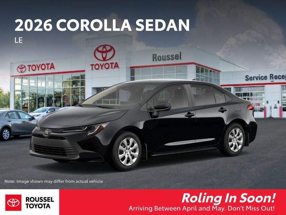 Toyota Corolla LE 2026 à Miramichi, Nouveau-Brunswick