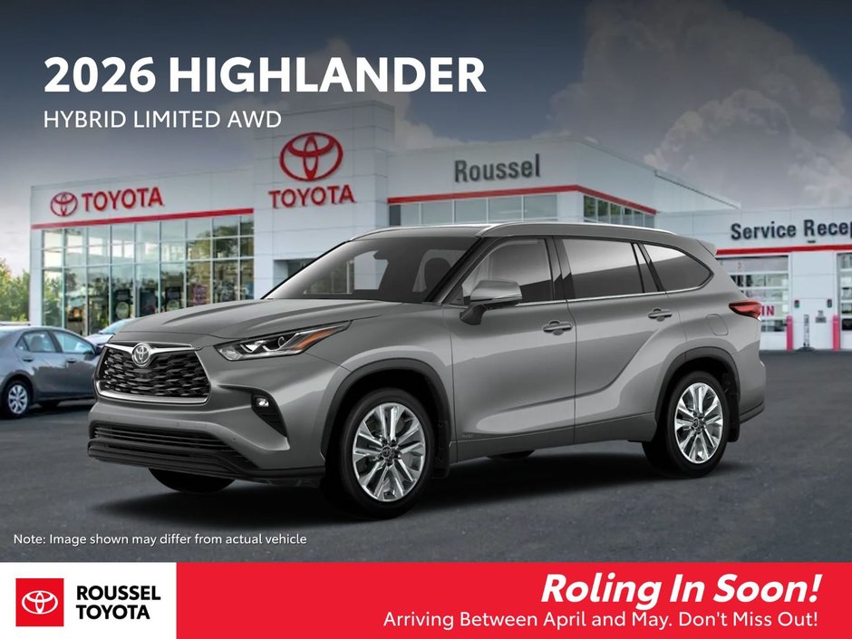 Toyota Highlander Hybrid LIMITED 2026 à Miramichi, Nouveau-Brunswick