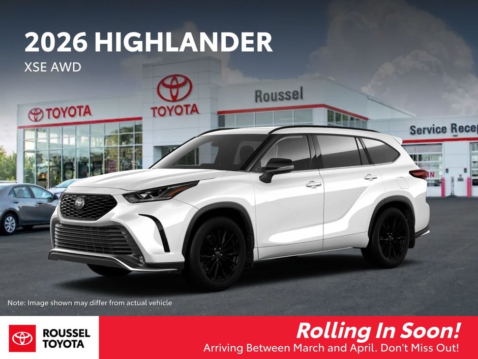 2026 Toyota Highlander XSE in Miramichi, New Brunswick