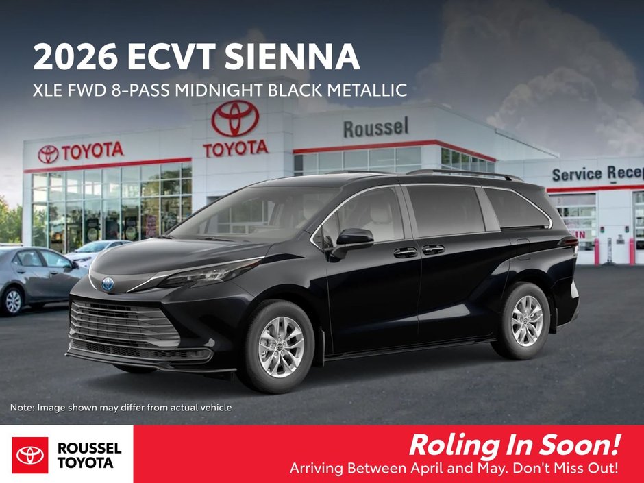 2026 Toyota Sienna Hybrid XLE FWD 8 PASSENGER in Miramichi, New Brunswick