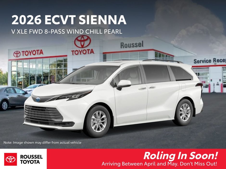 2026 Toyota Sienna Hybrid XLE FWD 8 PASSENGER in Miramichi, New Brunswick