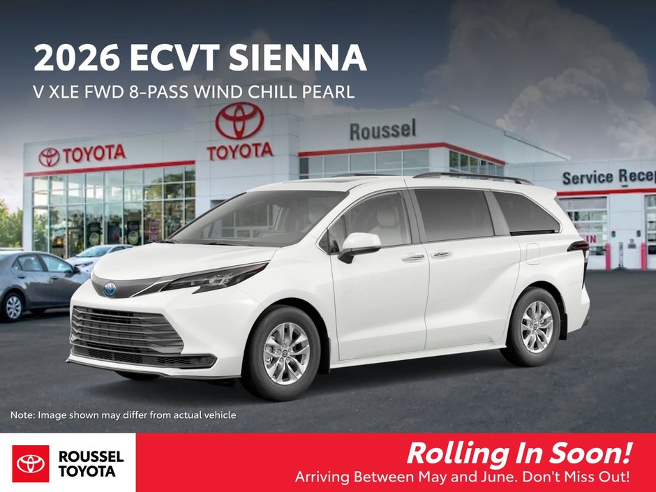 2026 Toyota Sienna Hybrid XLE FWD 8 PASSENGER in Miramichi, New Brunswick