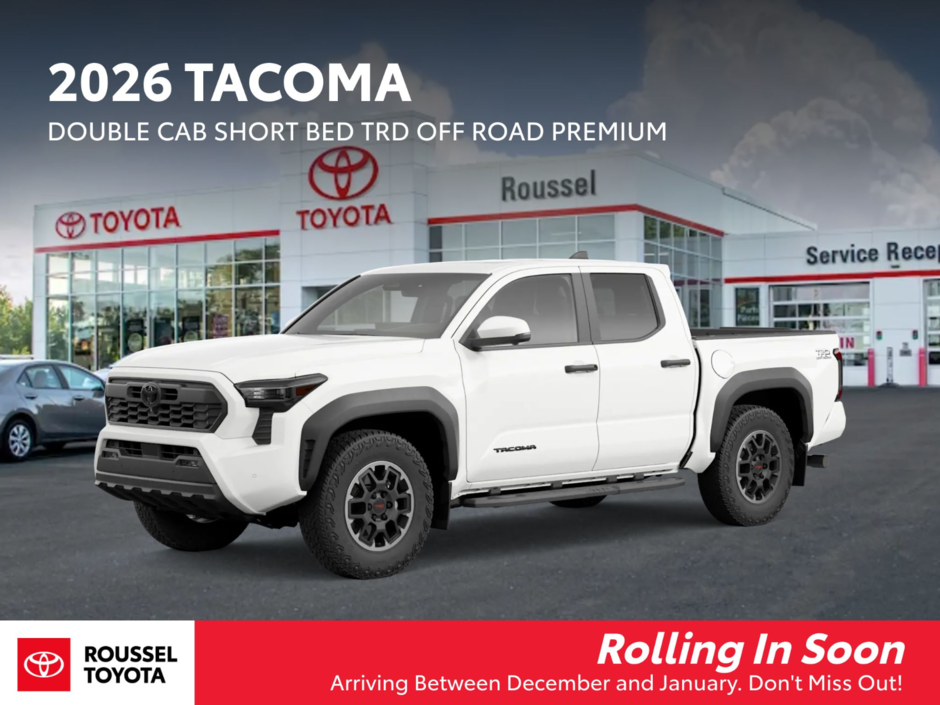 Toyota Tacoma TRD Off Road Premium 2026 à Miramichi, Nouveau-Brunswick