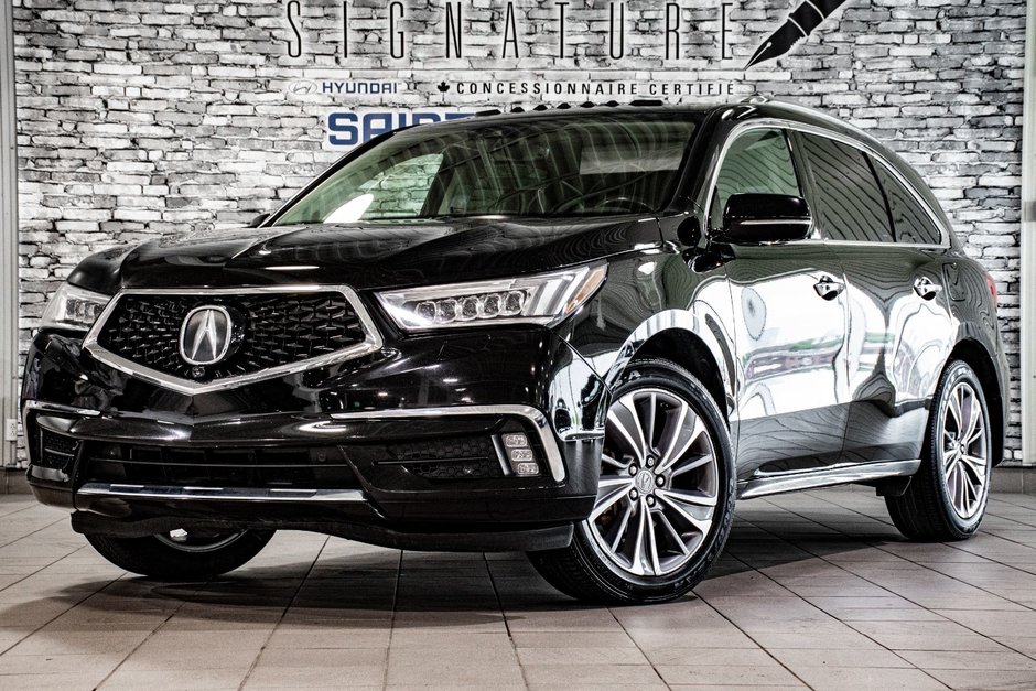 Acura MDX Elite SH-AWD 7 PASSAGERS CUIR TOIT NAV LECTEUR DVD 2018-0