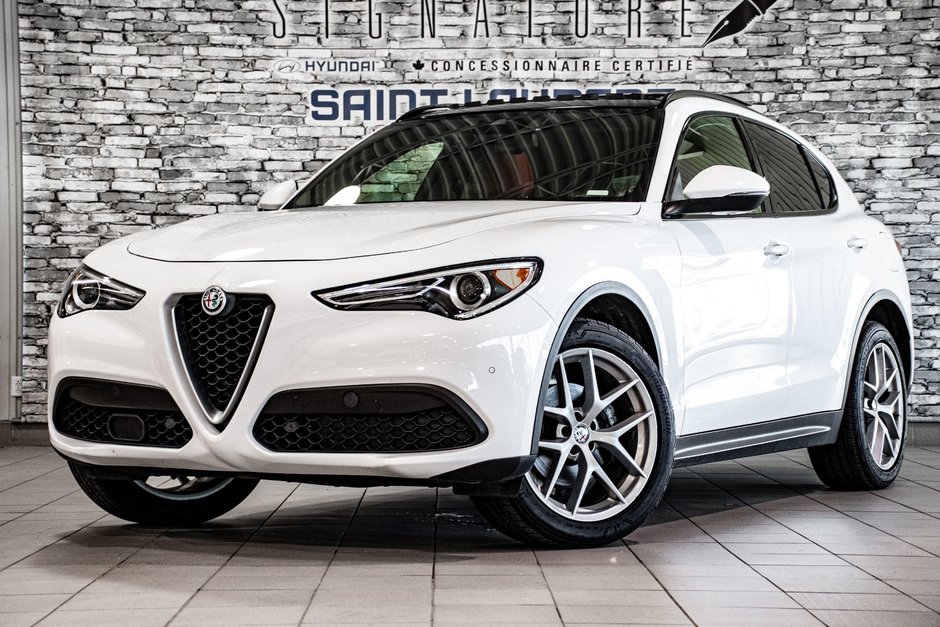 2018 Alfa Romeo Stelvio Ti SPORT NAVI CAMERA TOIT PANO CUIR HARMAN-KARDON in Montréal, Quebec
