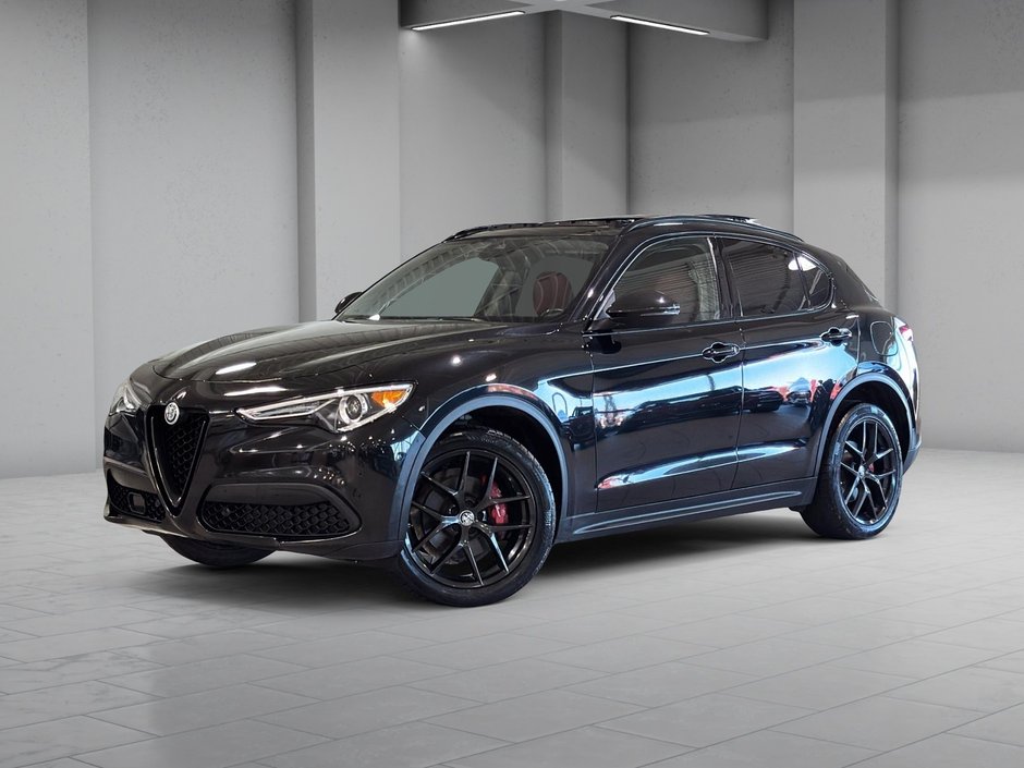 Alfa Romeo Stelvio Q4 TOIT PANO CUIR ROUGE CARPLAY GPS 2020-0
