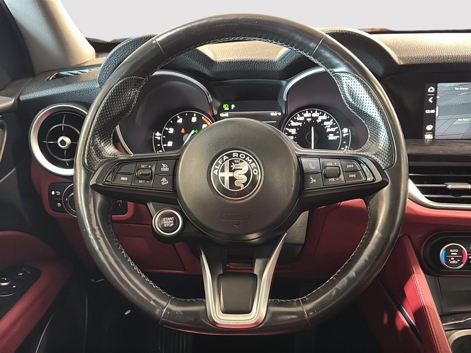 Alfa Romeo Stelvio Q4 TOIT PANO CUIR ROUGE CARPLAY GPS 2020-32