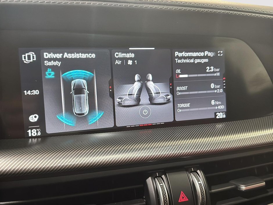 Alfa Romeo Stelvio VELOCE Q4 TOIT CUIR ROUGE GPS CARPLAY 2022-31