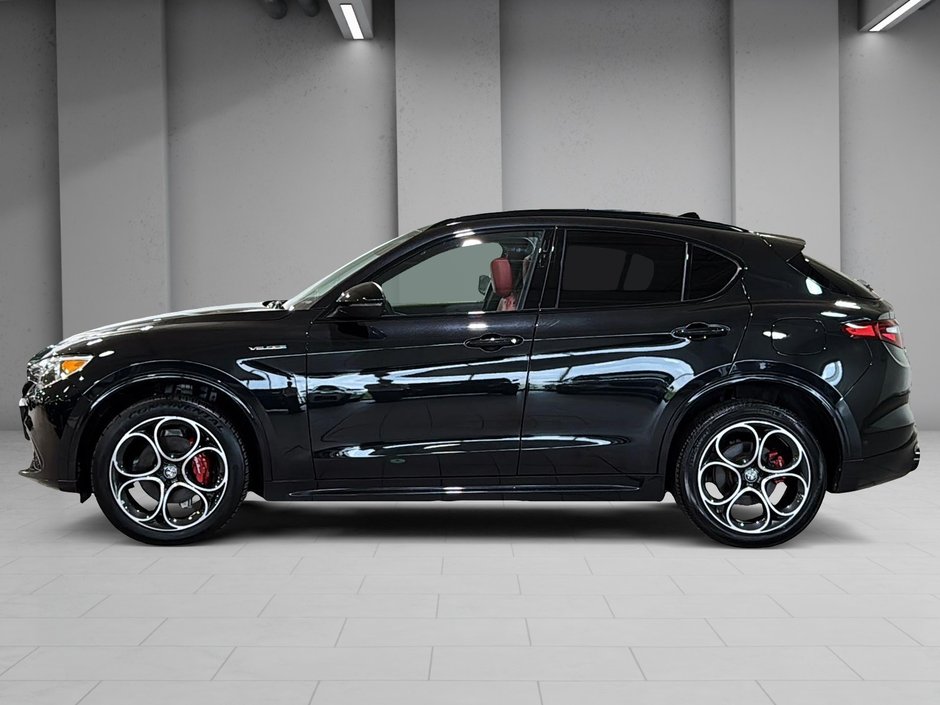 Alfa Romeo Stelvio VELOCE Q4 TOIT CUIR ROUGE GPS CARPLAY 2022-8