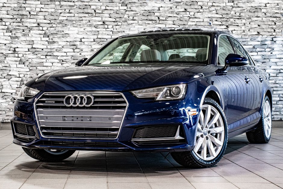 2019 Audi A4 Sedan KOMFORT 45 TFSI QUATTRO CUIR TOIT CAM CARPLAY-0